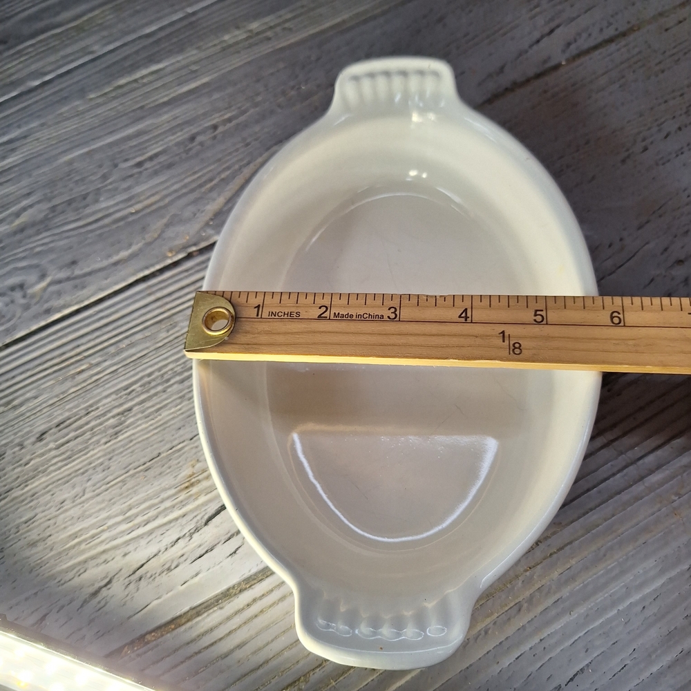 Vintage Le Creuset Enameled Cast Iron Casserole Dish 20 Centimeters In Diameter - Picture 7 of 10